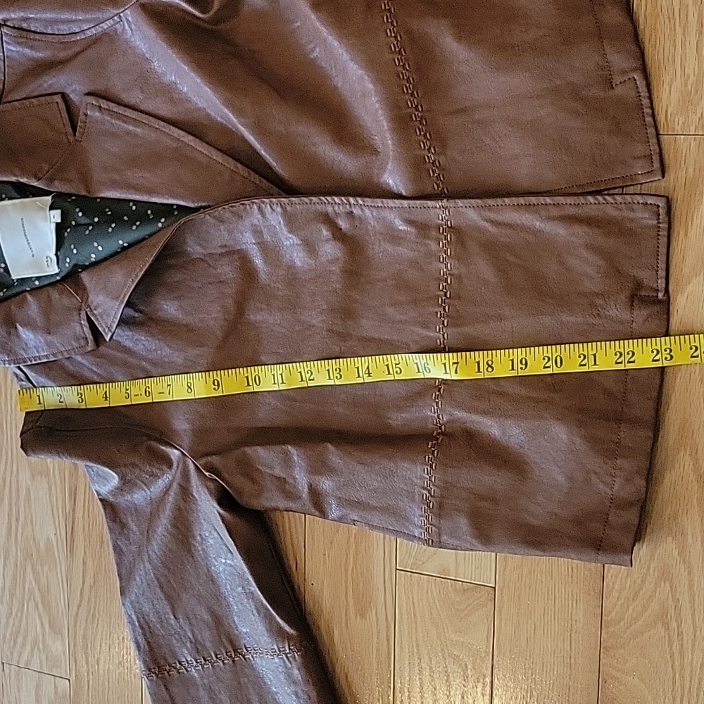 Anthropologie Hayden Faux Leather Jacket. - Picture 15 of 16